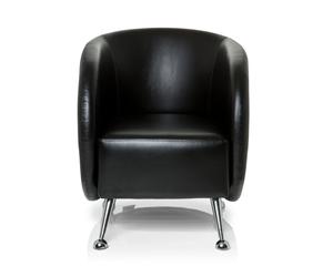 ST. LUCIA 1 places - Fauteuil rembourré Noir