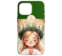 St Lucia Day Suède Kids catholique Sainte Lucie Santa Lucia Coque pour iPhone 16 Pro Max