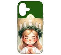 St Lucia Day Suède Kids catholique Sainte Lucie Santa Lucia Coque pour iPhone 17