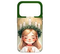 St Lucia Day Suède Kids catholique Sainte Lucie Santa Lucia Coque pour iPhone 17 Pro