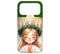 St Lucia Day Suède Kids catholique Sainte Lucie Santa Lucia Coque pour iPhone 17 Pro Max