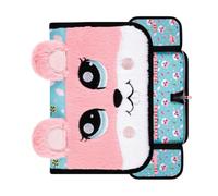 St. Majewski BAMBINO Trousse à crayons simple, écureuil en peluche avec oreilles saillantes, Rose, animaux
