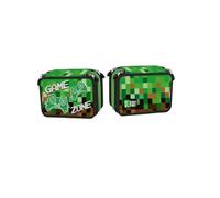 St. Majewski - Trousse à 3 compartiments - Trousse pour filles et garçons - Trousse à 3 compartiments - Trousse d'écolier - Motif Game Zone