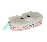 St. Majewski Trousse rigide PC01 Bambino MOUSE, en peluche, Rose, animaux