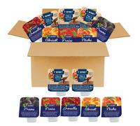 St MAMET Assortiment de 50 Barquettes Individuelles de Pâte à tartiner & Confiture (Fraise, Pêche, Abricot, Prune, Groseille)