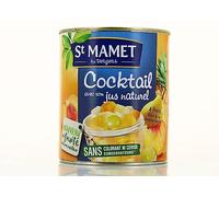ST MAMET - Cocktail de Fruits Sirop Léger Gourmand et Exotique, 500g - Lot De 4
