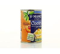 ST MAMET - Cocktail Fruité Savoureux en Sirop Léger, Texture Fondante, Boîte 250g - Lot De 4