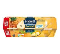 ST MAMET Cocktail Salade de fruits au sirop 6 x 113 g