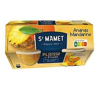 St Mamet Fruits au sirop ananas et mandarine