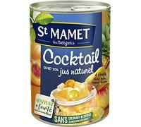 St MAMET les Vergers - Les Fruits en Morceaux - Cocktail de Fruits - Salades/Cocktail de Fruits 250 g
