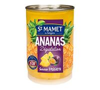 St MAMET les Vergers - Les Fruits en morceaux - Les exotiques - Ananas Dégustation Saveur Passion 230 g