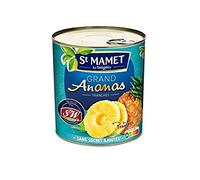 St Mamet Les Vergers Les Fruits en Morceaux Les Exotiques grand Ananas Entières, 344g