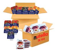 St MAMET/NUTELLA | Assortiment de 120 Barquettes de Pâte à tartiner, Confitures et Gelée | Portions individuelles