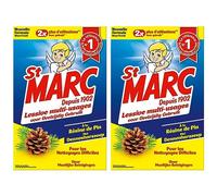 St Marc Lessive Multi-usages à la résine de Pin - Lot de 2 paquets de 1,4 Kg
