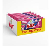 St Marc Lingettes Multi-Usages douceur florale - Lot de 5-210 Lingettes nettoyantes
