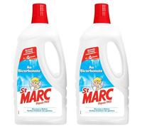 St Marc Liquide multi-usages Bicarbonate - Nouvelle formule concentrée - Lot de 2 x 1L