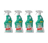 ST MARC Lot de 4 Pistolets Spray Désinfectant et Nettoyant Anticalcaire au Vinaigre Blanc 750 ml