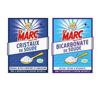 St Marc Starter Pack: Poudres Cristaux de Soude 680g + Poudres Bicarbonate de Soude 680g