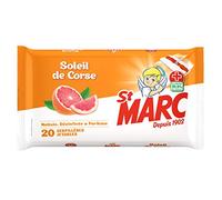 St Marc Serpillières Jetables Imprégnées Soleil de Corse - 20 Serpillères - Lot de 2