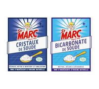 St Marc Starter Pack: Poudres Cristaux de Soude 680g + Poudres Bicarbonate de Soude 680g
