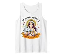 St Maria Goretti Lily Saints Catholique pour Enfants Filles Débardeur