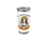 St Maria Goretti Lily Saints Catholique pour Enfants Filles Gobelet isotherme en acier inoxydable double paroi