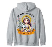 St Maria Goretti Lily Saints Catholique pour Enfants Filles Sweat à Capuche