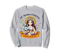 St Maria Goretti Lily Saints Catholique pour Enfants Filles Sweatshirt