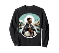 St Martin de Porres Église catholique Saints Noirs Pérou Sweatshirt