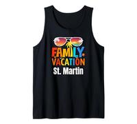 St. Martin Island Tenues Assorties pour Vacances en Famille Débardeur