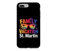 St Martin Vacances en Famille Tropical Island Beach Sunset Coque pour iPhone 7 Plus/8 Plus