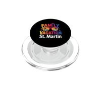 St Martin Vacances en Famille Tropical Island Beach Sunset PopSockets PopGrip pour MagSafe