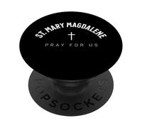 St. Mary Magdalene Catholic Patron Christian Saint PopSockets PopGrip Adhésif