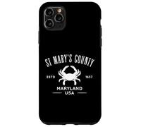 St Mary's County Maryland USA Crabe Design Coque pour iPhone 11 Pro Max