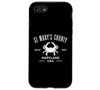 St Mary's County Maryland USA Crabe Design Coque pour iPhone SE (2020) / 7/8
