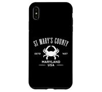 St Mary's County Maryland USA Crabe Design Coque pour iPhone XS Max