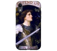 St. Michael The Archangel Defend Us in Battle Catholic Coque pour iPhone XR