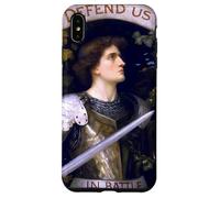 St. Michael The Archangel Defend Us in Battle Catholic Coque pour iPhone XS Max