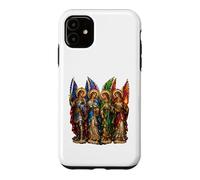 St Michel avec Gabriel Raphael Uriel 4 Archanges Icône Art Coque pour iPhone 11