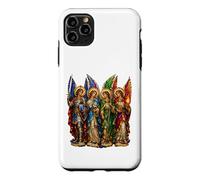 St Michel avec Gabriel Raphael Uriel 4 Archanges Icône Art Coque pour iPhone 11 Pro Max