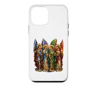 St Michel avec Gabriel Raphael Uriel 4 Archanges Icône Art Coque pour iPhone 12 Mini