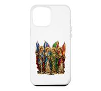 St Michel avec Gabriel Raphael Uriel 4 Archanges Icône Art Coque pour iPhone 12 Pro Max
