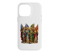 St Michel avec Gabriel Raphael Uriel 4 Archanges Icône Art Coque pour iPhone 14 Pro Max