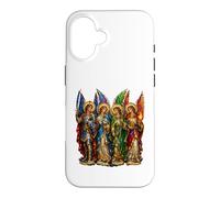 St Michel avec Gabriel Raphael Uriel 4 Archanges Icône Art Coque pour iPhone 16
