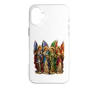 St Michel avec Gabriel Raphael Uriel 4 Archanges Icône Art Coque pour iPhone 16 Plus