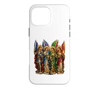 St Michel avec Gabriel Raphael Uriel 4 Archanges Icône Art Coque pour iPhone 16 Pro Max