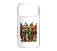 St Michel avec Gabriel Raphael Uriel 4 Archanges Icône Art Coque pour iPhone 17 Pro