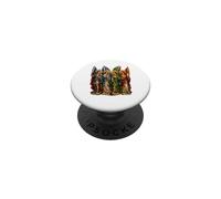 St Michel avec Gabriel Raphael Uriel 4 Archanges Icône Art PopSockets PopGrip Adhésif