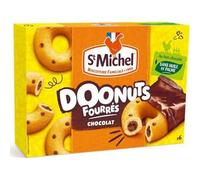 St Michel Doonuts Fourrés Chocolat 180g (lot de 4)