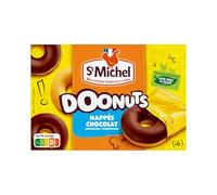 St Michel Doonuts, Nappés Chocolat, 6 Donuts, 180g